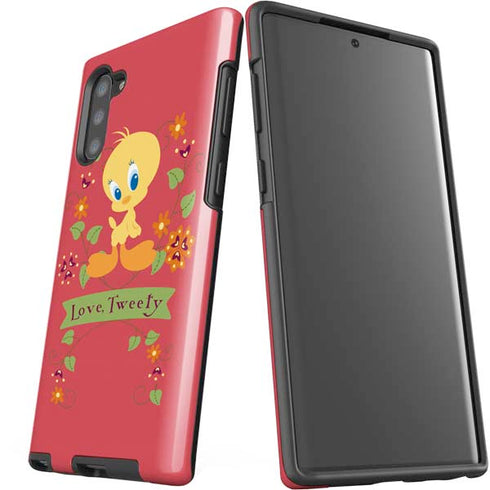 Looney Tunes Tweety Embroidered Galaxy Note 10 Pro Case