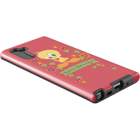 Looney Tunes Tweety Embroidered Galaxy Note 10 Pro Case