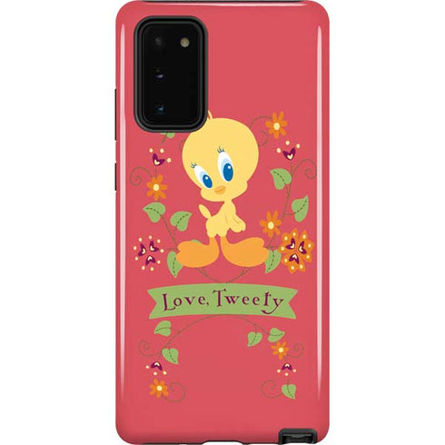 Looney Tunes Tweety Embroidered Galaxy Note20 5G Pro Case