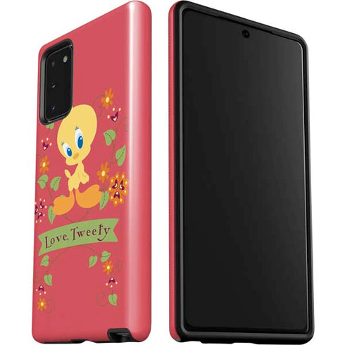 Looney Tunes Tweety Embroidered Galaxy Note20 5G Pro Case