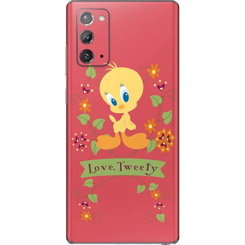 Looney Tunes Tweety Embroidered Galaxy Note20 5G Skin