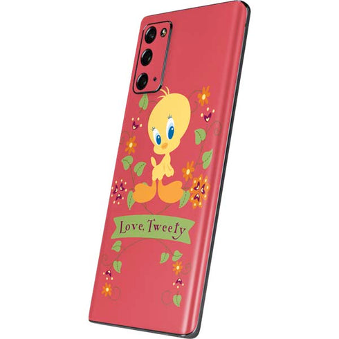 Looney Tunes Tweety Embroidered Galaxy Note20 5G Skin