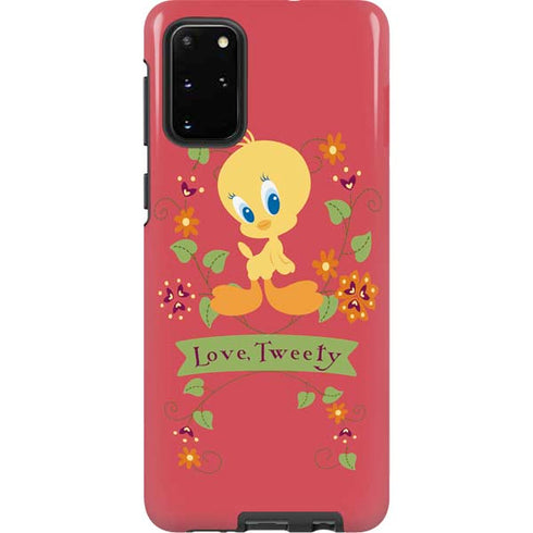 Looney Tunes Tweety Embroidered Galaxy S20 Plus Pro Case