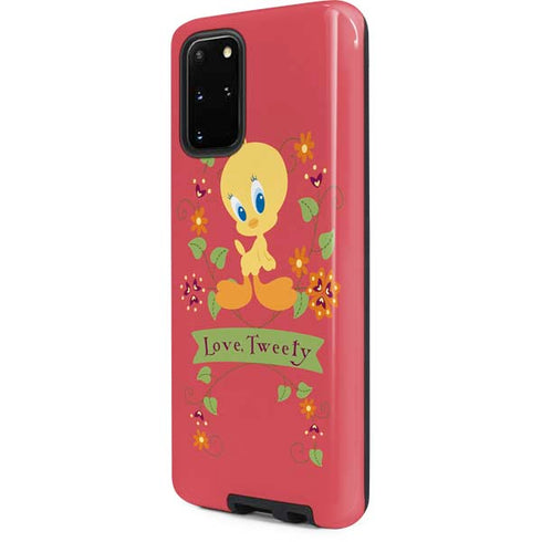 Looney Tunes Tweety Embroidered Galaxy S20 Plus Pro Case