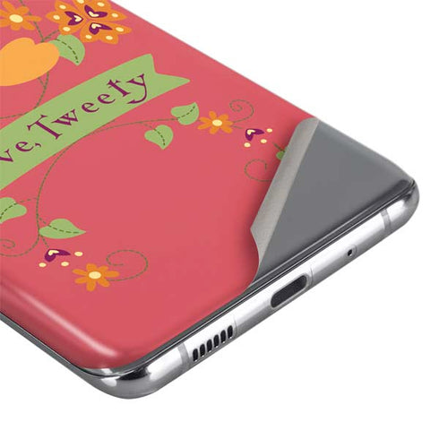 Looney Tunes Tweety Embroidered Galaxy S20 Plus Skin