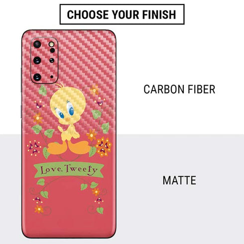 Looney Tunes Tweety Embroidered Galaxy S20 Plus Skin