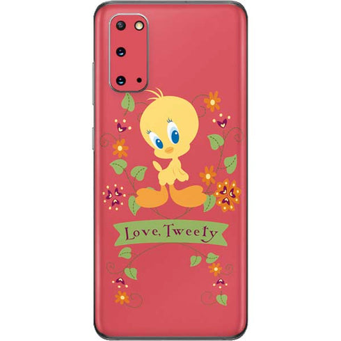 Looney Tunes Tweety Embroidered Galaxy S20 Skin