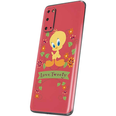 Looney Tunes Tweety Embroidered Galaxy S20 Skin