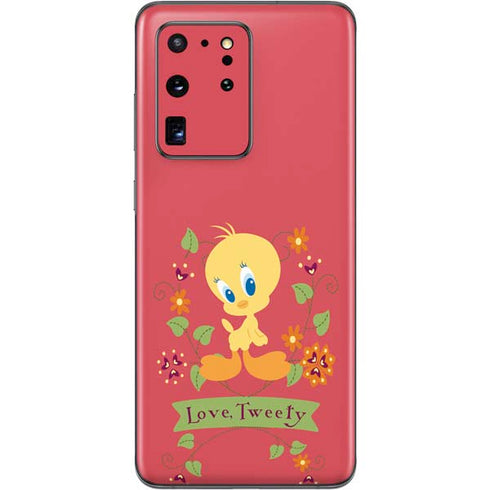 Looney Tunes Tweety Embroidered Galaxy S20 Ultra 5G Skin