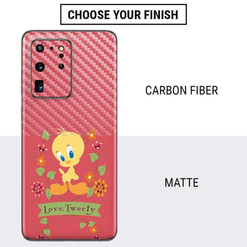 Looney Tunes Tweety Embroidered Galaxy S20 Ultra 5G Skin