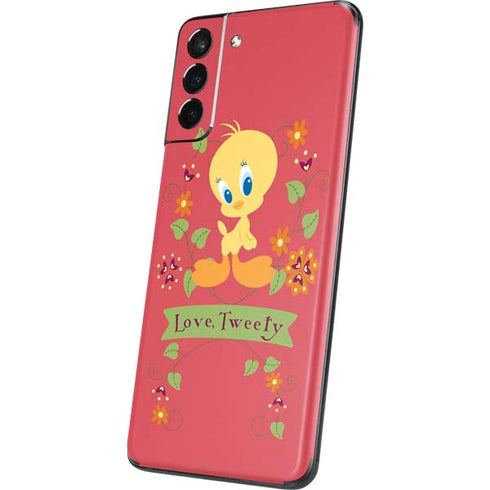 Looney Tunes Tweety Embroidered Galaxy S21 5G Skin