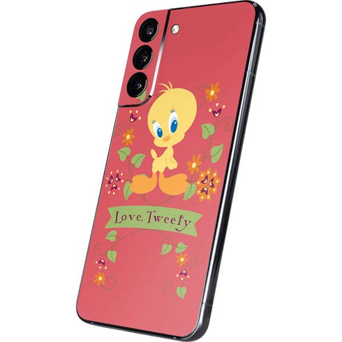 Looney Tunes Tweety Embroidered Galaxy S22 Plus Skin