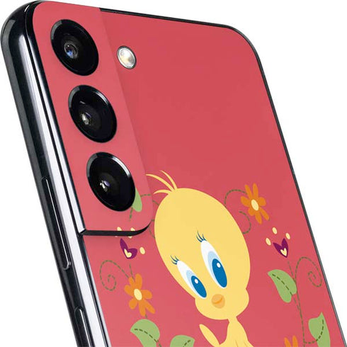 Looney Tunes Tweety Embroidered Galaxy S22 Plus Skin