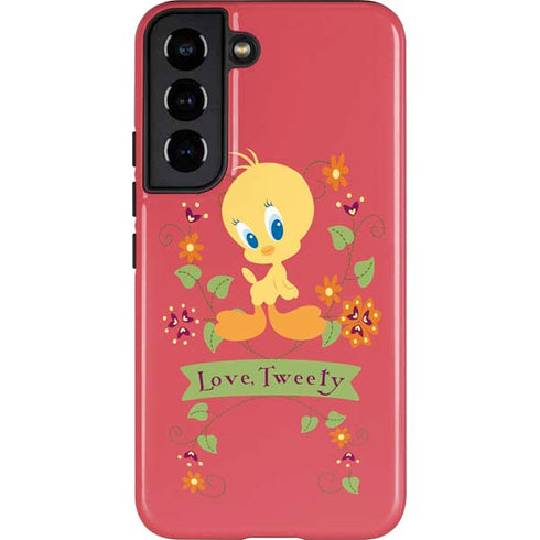 Looney Tunes Tweety Embroidered Galaxy S22 Pro Case