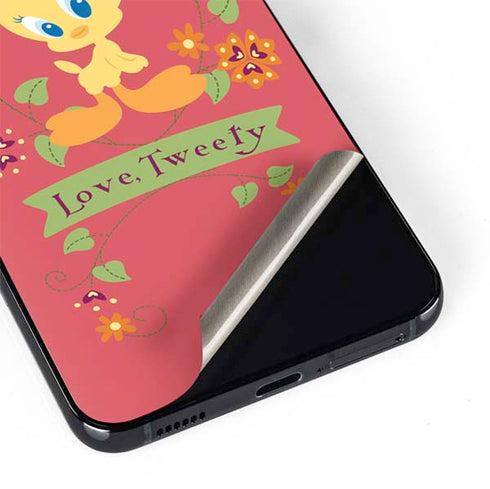 Looney Tunes Tweety Embroidered Galaxy S22 Skin