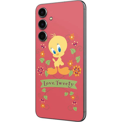 Looney Tunes Tweety Embroidered Galaxy S23 FE Skin