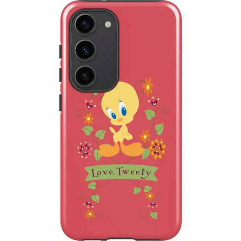 Looney Tunes Tweety Embroidered Galaxy S23 Pro Case