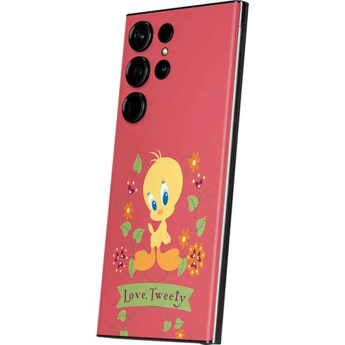 Looney Tunes Tweety Embroidered Galaxy S23 Ultra Skin