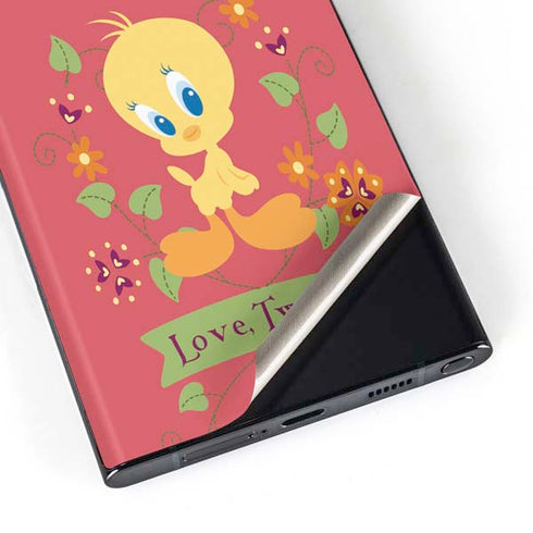 Looney Tunes Tweety Embroidered Galaxy S23 Ultra Skin