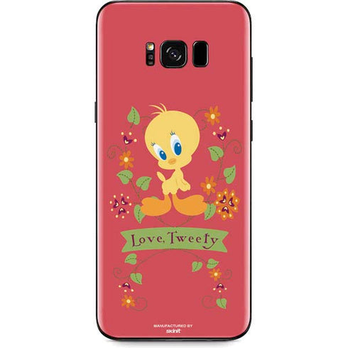 Looney Tunes Tweety Embroidered Galaxy S8 Plus Skin