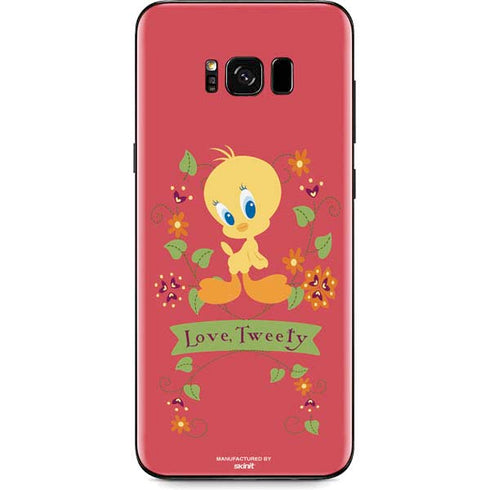 Looney Tunes Tweety Embroidered Galaxy S8 Skin