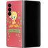 Looney Tunes Tweety Embroidered Galaxy Z Fold4 5G Skin