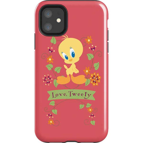 Looney Tunes Tweety Embroidered iPhone 11 Impact Case