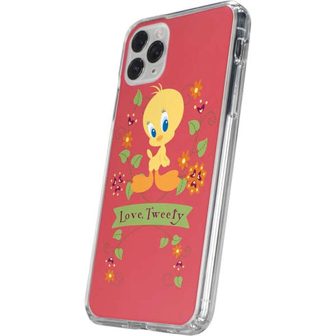 Looney Tunes Tweety Embroidered iPhone 11 Pro Clear Case