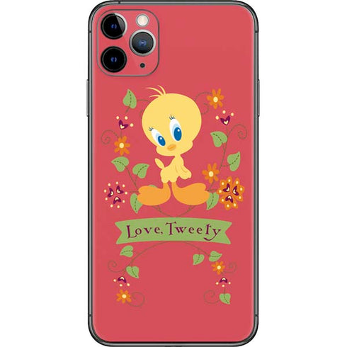 Looney Tunes Tweety Embroidered iPhone 11 Pro Max Skin