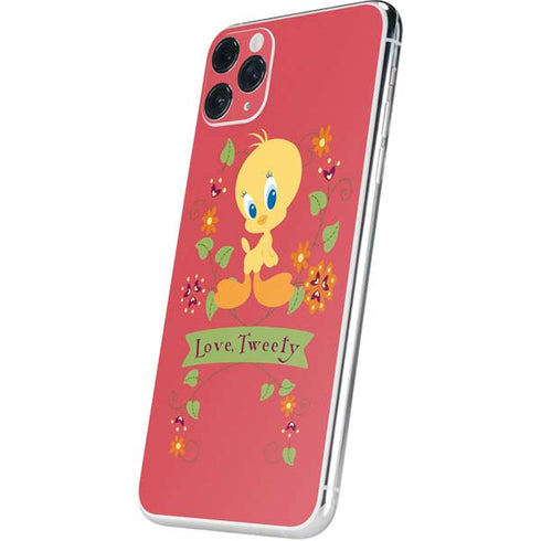 Looney Tunes Tweety Embroidered iPhone 11 Pro Max Skin