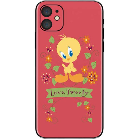 Looney Tunes Tweety Embroidered iPhone 11 Skin