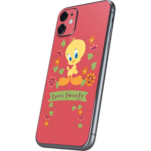 Looney Tunes Tweety Embroidered iPhone 11 Skin