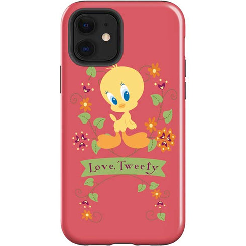 Looney Tunes Tweety Embroidered iPhone 12 Impact Case