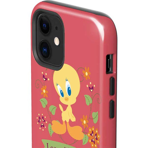 Looney Tunes Tweety Embroidered iPhone 12 Mini Impact Case