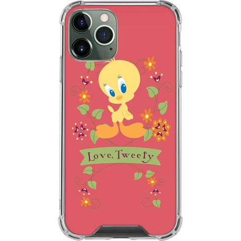 Looney Tunes Tweety Embroidered iPhone 12 Pro Clear Case