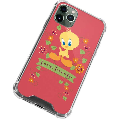 Looney Tunes Tweety Embroidered iPhone 12 Pro Clear Case