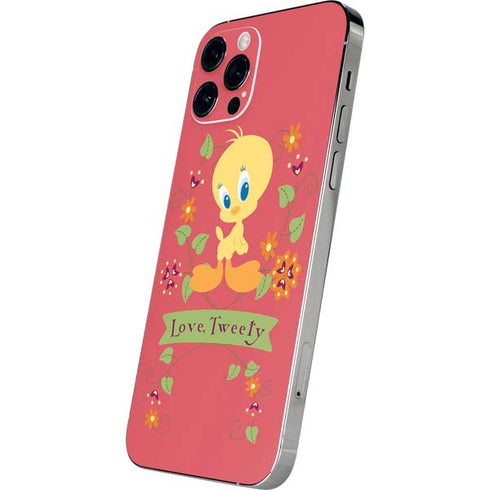 Looney Tunes Tweety Embroidered iPhone 12 Pro Max Skin