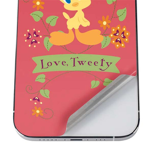 Looney Tunes Tweety Embroidered iPhone 12 Pro Max Skin