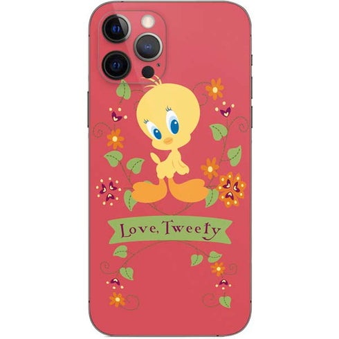 Looney Tunes Tweety Embroidered iPhone 12 Pro Skin