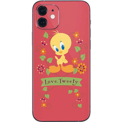 Looney Tunes Tweety Embroidered iPhone 12 Skin