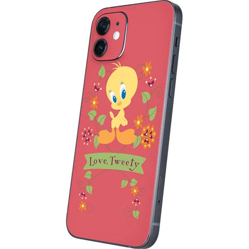 Looney Tunes Tweety Embroidered iPhone 12 Skin