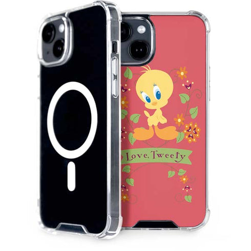 Looney Tunes Tweety Embroidered iPhone 13 MagSafe Case