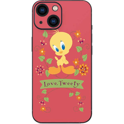 Looney Tunes Tweety Embroidered iPhone 13 Mini Skin