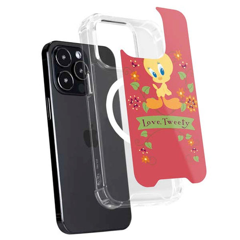 Looney Tunes Tweety Embroidered iPhone 13 Pro Max MagSafe Case
