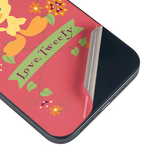 Looney Tunes Tweety Embroidered iPhone 14 Skin