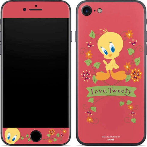 Looney Tunes Tweety Embroidered iPhone 8 Skin