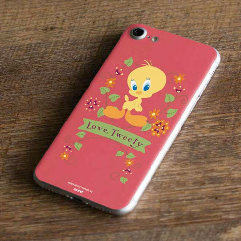 Looney Tunes Tweety Embroidered iPhone 8 Skin