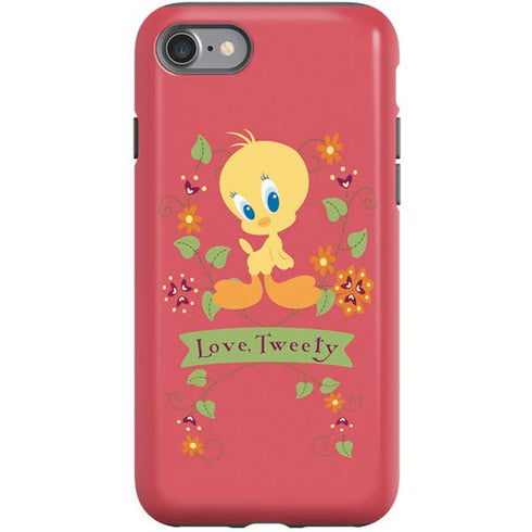 Looney Tunes Tweety Embroidered iPhone SE (2nd & 3rd Gen) Pro Case