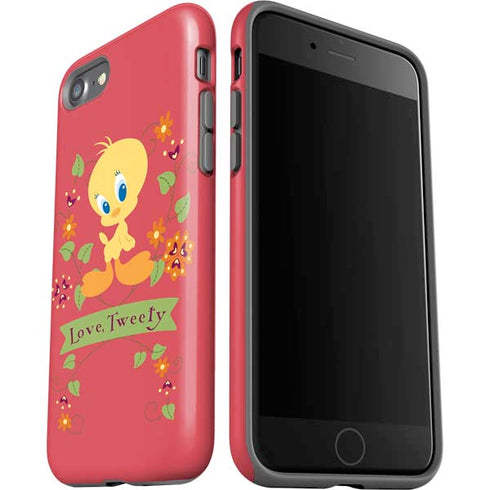 Looney Tunes Tweety Embroidered iPhone SE (2nd & 3rd Gen) Pro Case