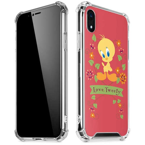 Looney Tunes Tweety Embroidered iPhone XR Clear Case